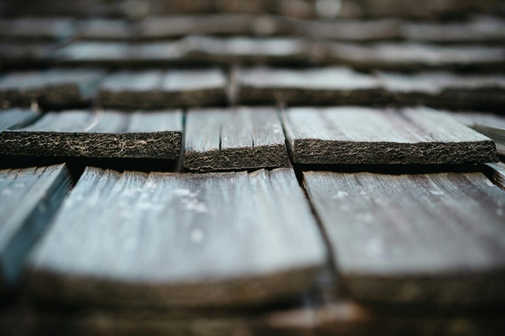 wood shingles