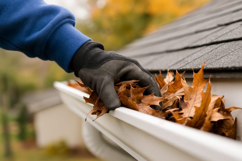 Gutter Cleaning by a guy