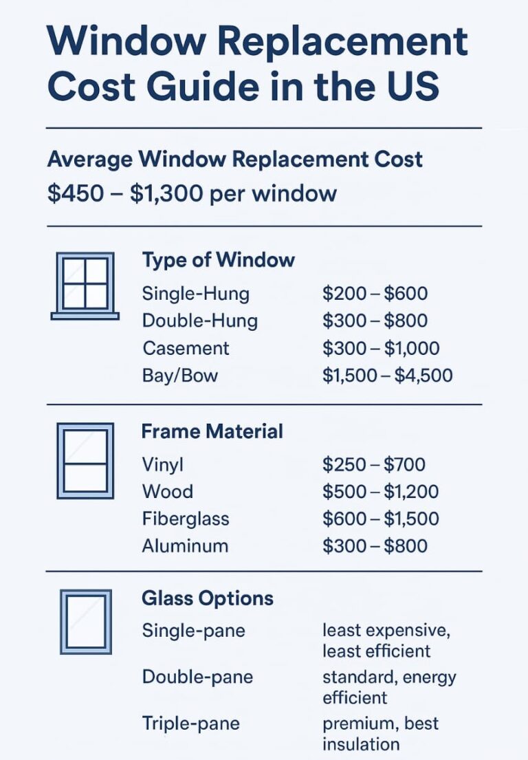 windows replace cost
